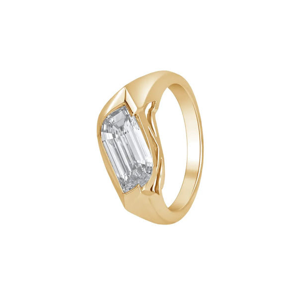 Chiseled Brilliance Solitaire Ring