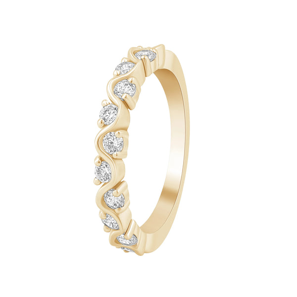 Prismatic Eternity Band