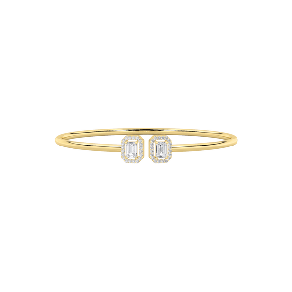 The Minimalist Open Top Oval Bangle