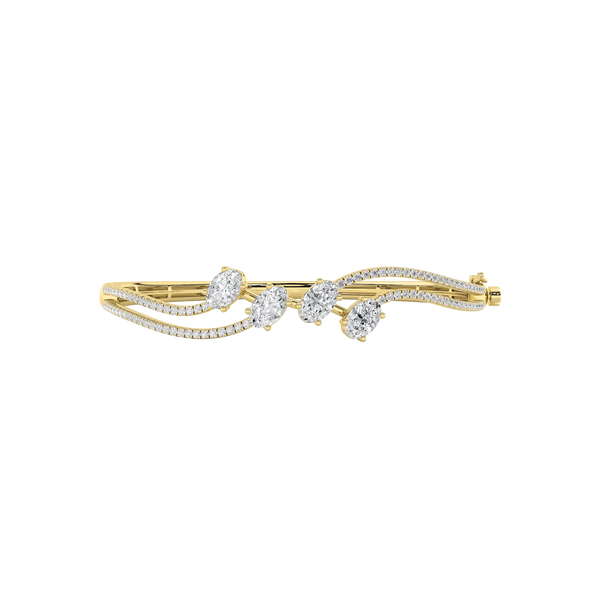 Lustrous Dual Oval Bangle