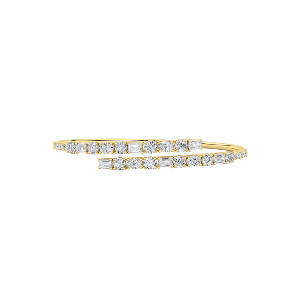 Eternal Brilliance Open Top Oval Bangle
