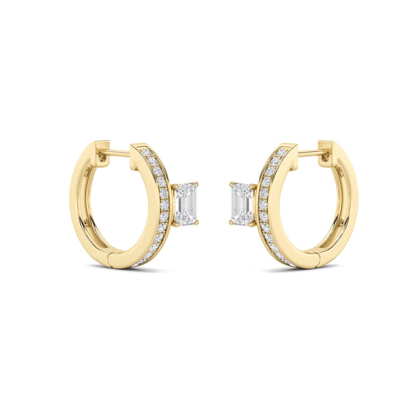 Charming Emerald Bali Earrings
