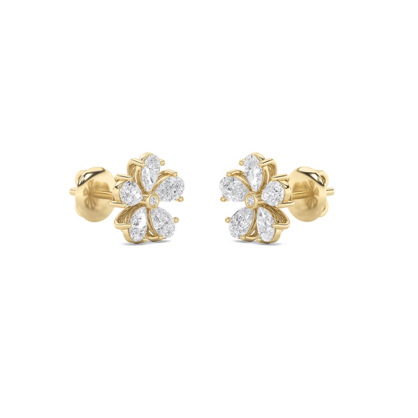 Fiore Diamond Stud Earrings