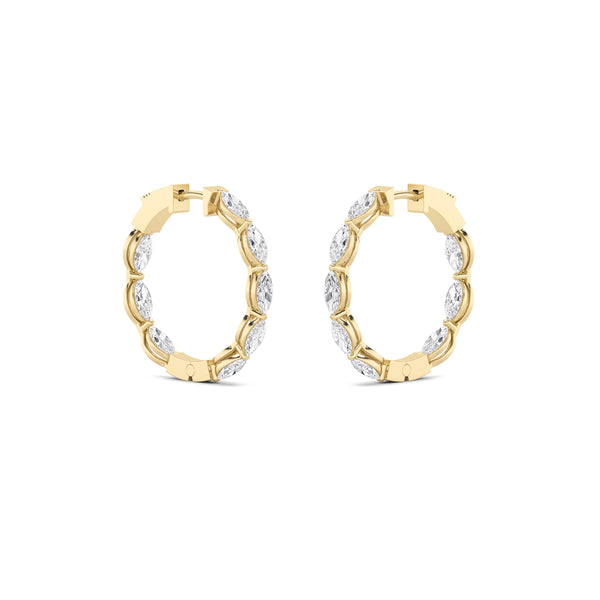 Radiant Circle Hoop Earrings