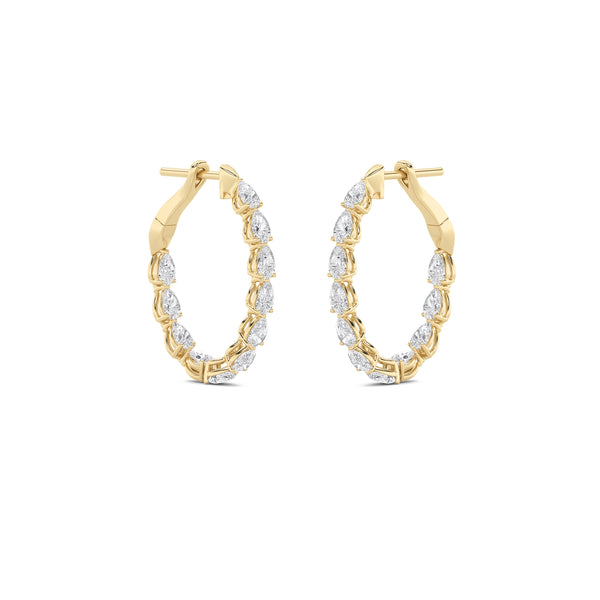 Infinite Glow Hoop Earrings