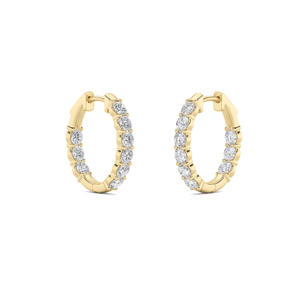 Dainty Sparkles Hoop Earrings