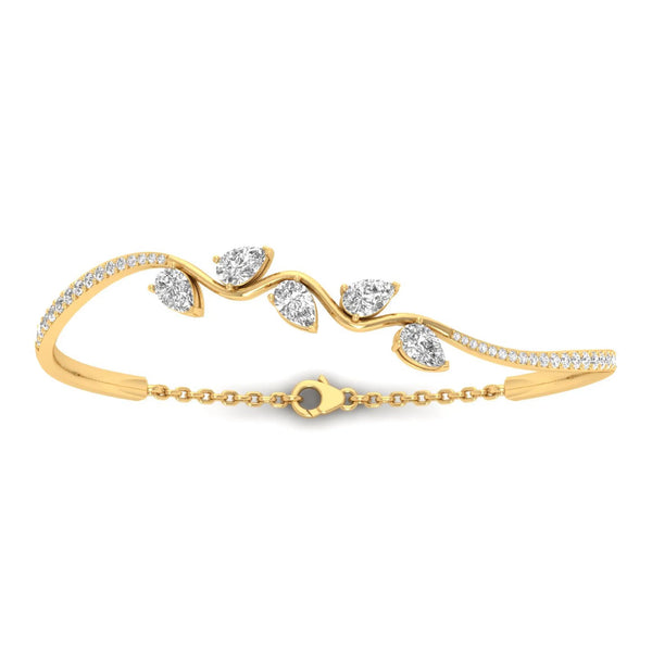 Vivid Twists Oval Bangle