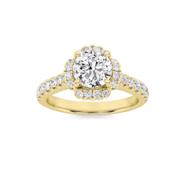 Secret Garden Solitaire Ring
