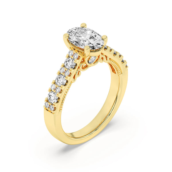 Nouveau Brilliance Solitaire Ring