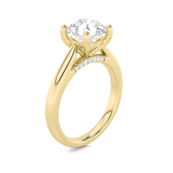 Serene Sphere Solitaire Ring