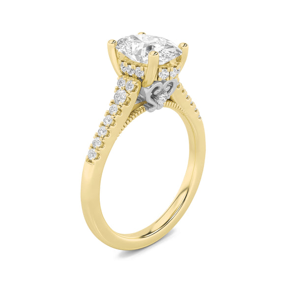 Ethereal Glow Solitaire Ring