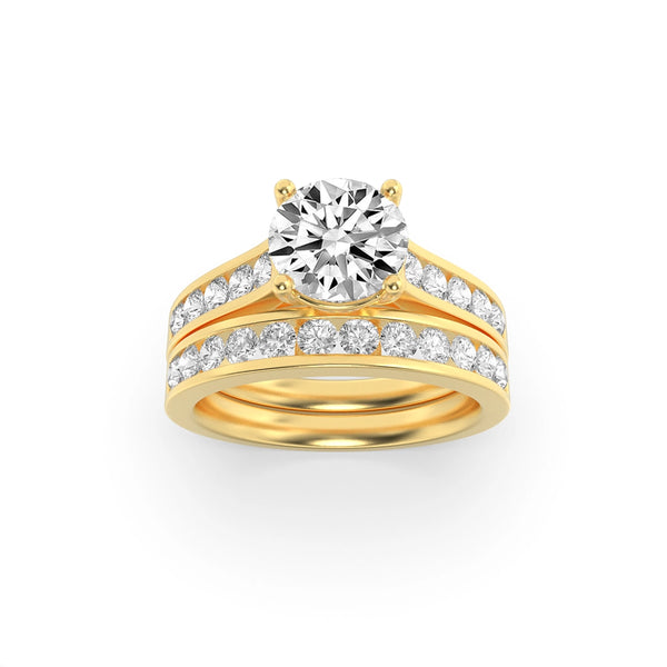 Ellora Diamond Bridal Ring Set