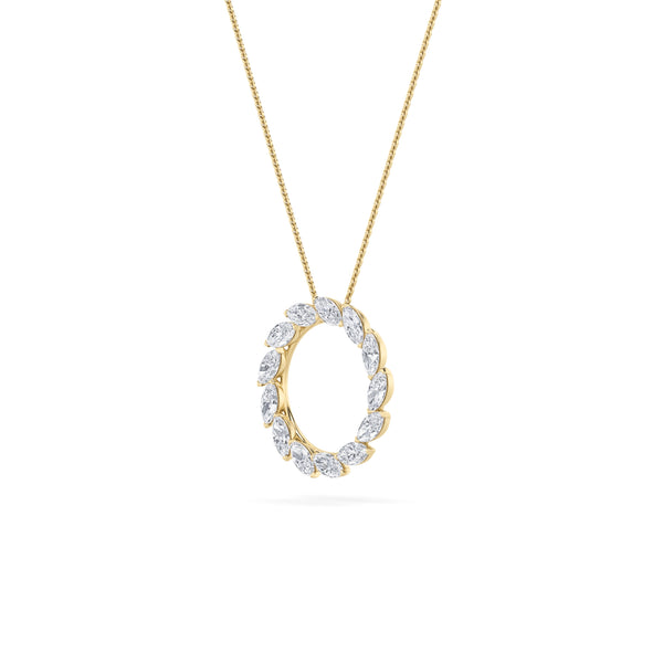 Twilight Ellipse Circle Pendant