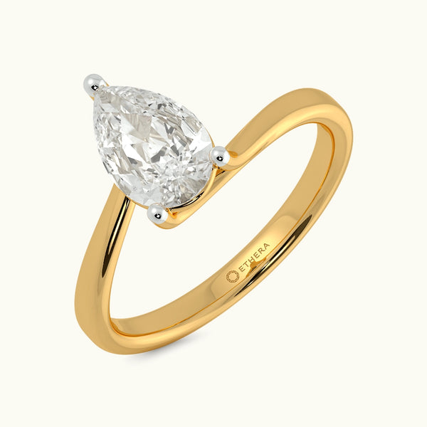 Rosette Dream Solitaire Ring