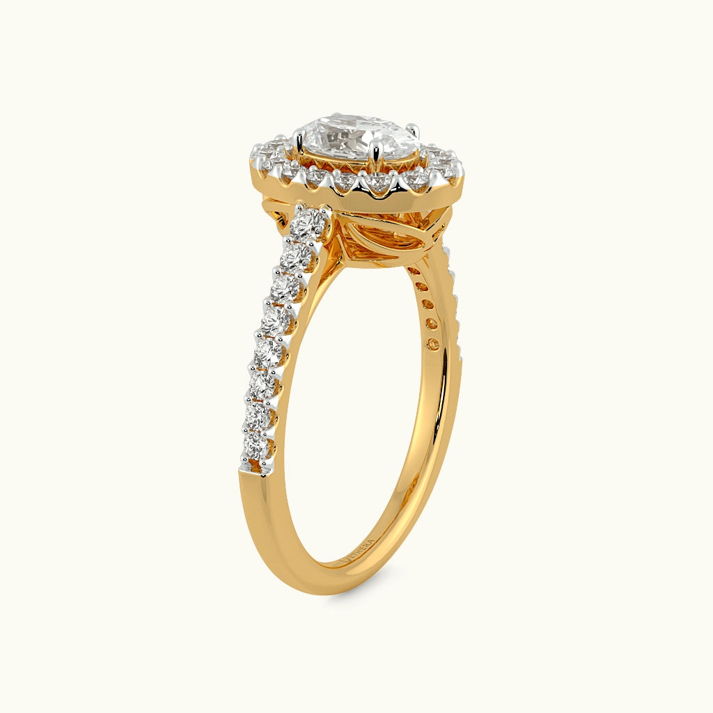 Divine Devotion Solitaire Ring Image 5