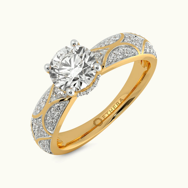 Round Majesty Solitaire Ring