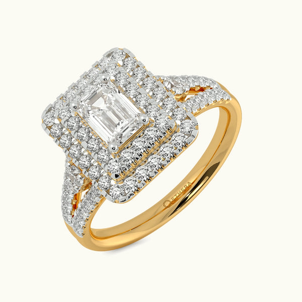 Deco Divine Solitaire Ring
