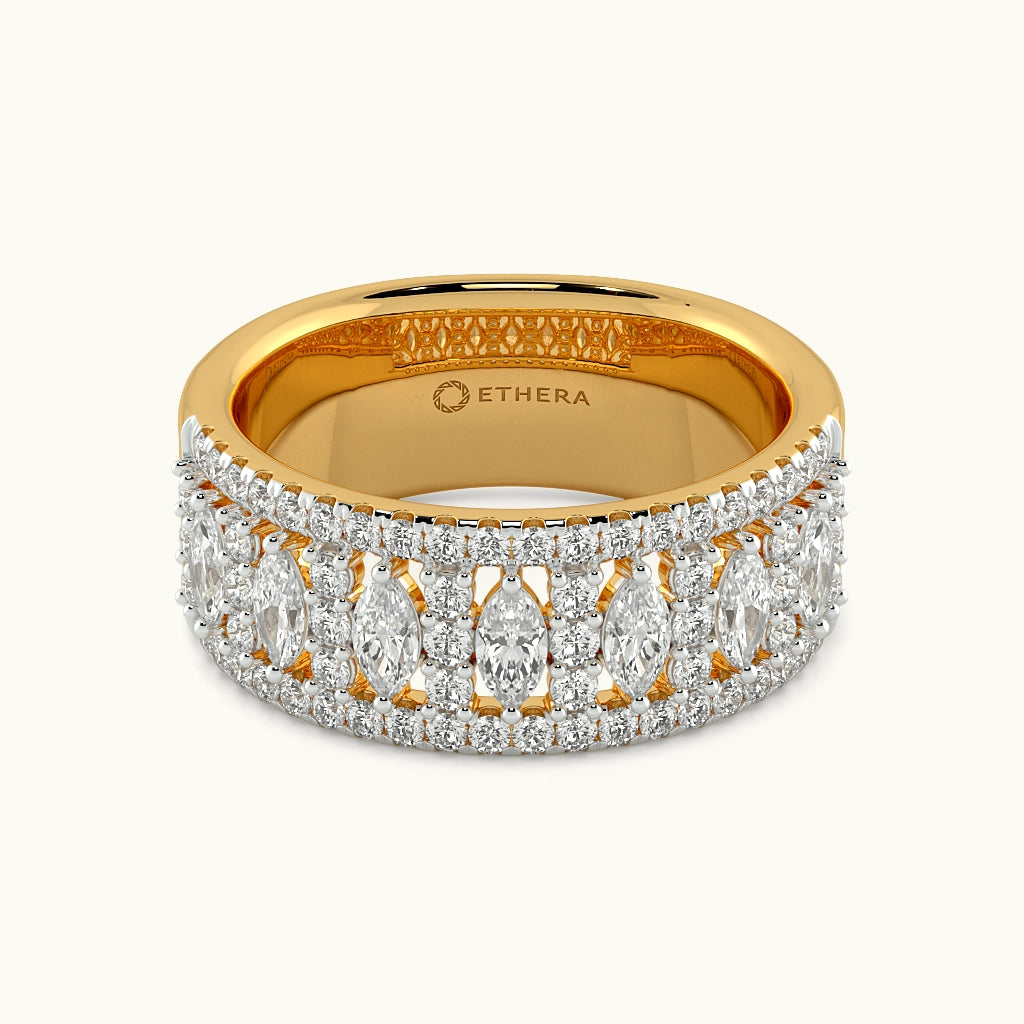 Paved Perfection Eternity Band Image 4