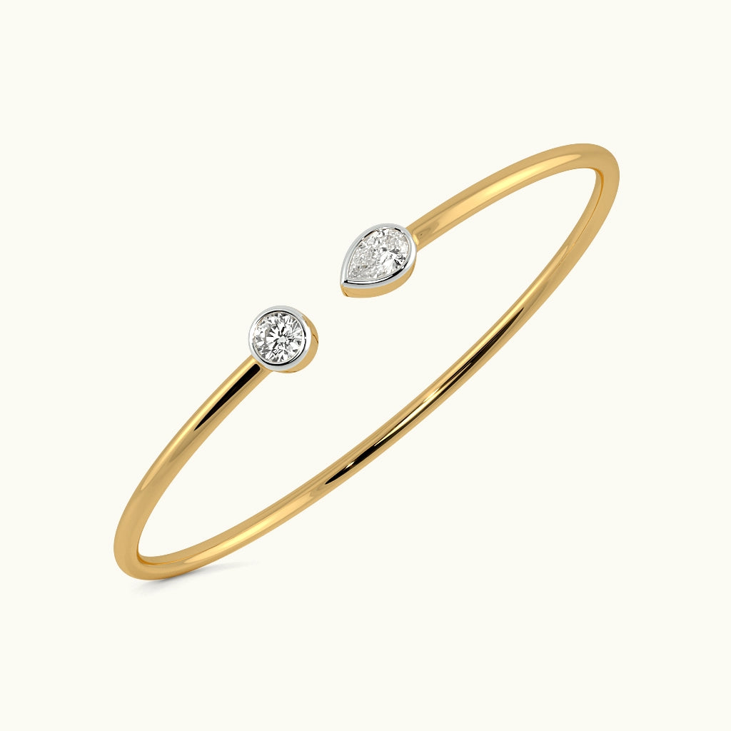 Free Spirit Open Top Oval Bangle Image 4