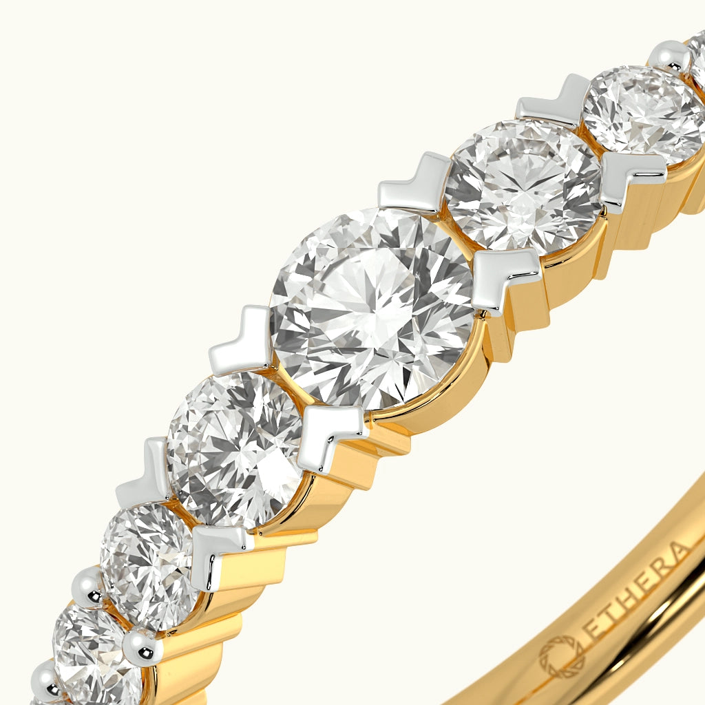 Diamond Serenade Eternity Band Image 3