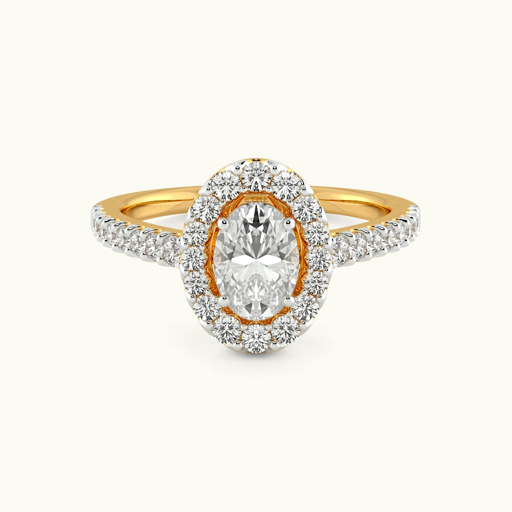 Divine Devotion Solitaire Ring Image 4