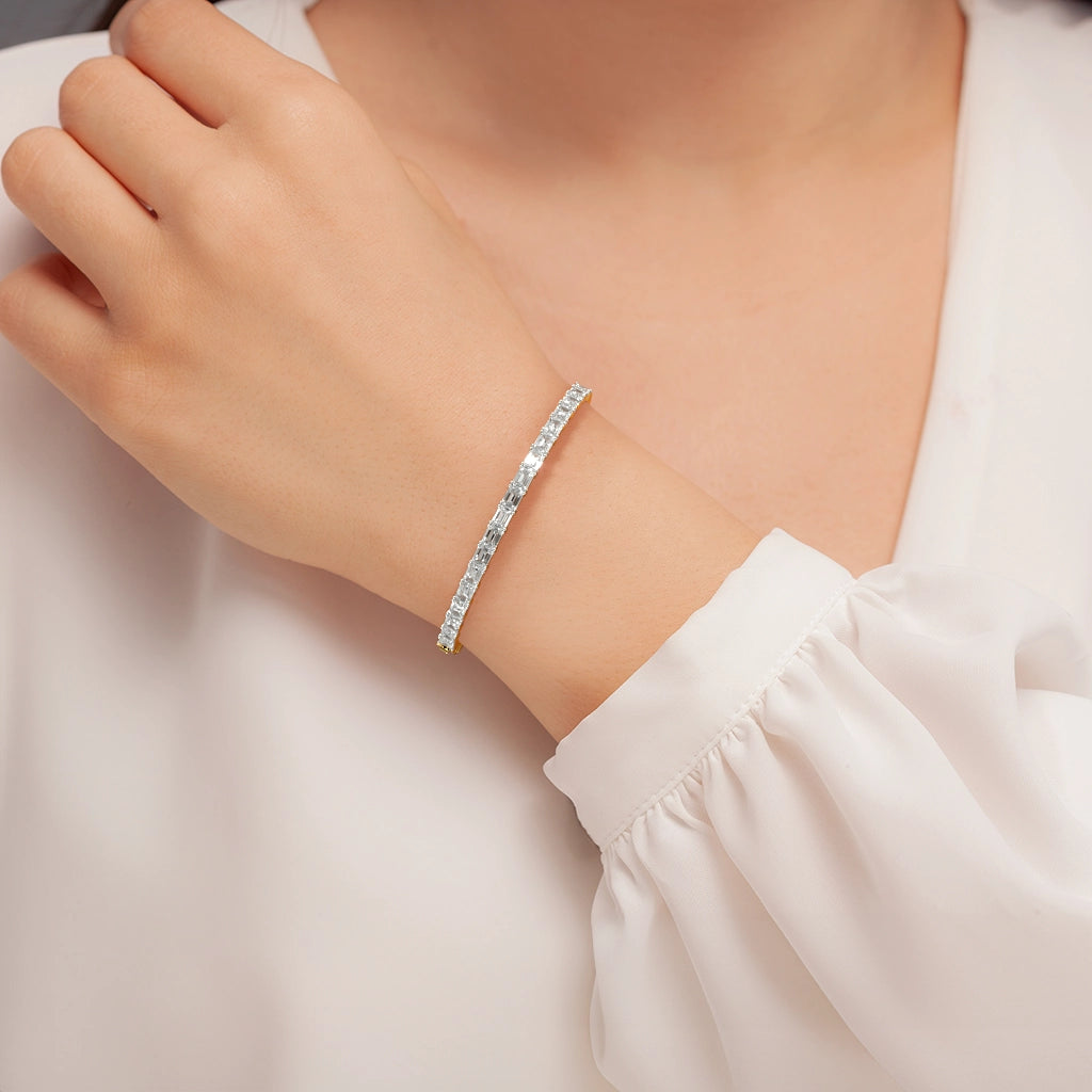 Timeless Tennis Oval Bangle Image 2