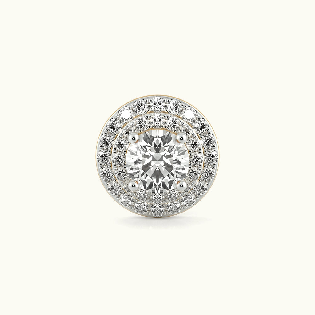 Crown Of Dual Radiance Stud Earrings Image 3