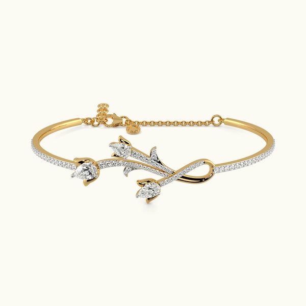 Lotus Dream Oval Bangle