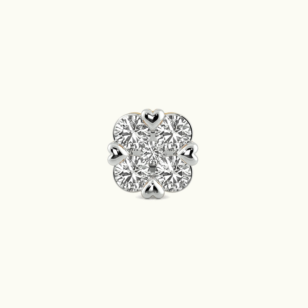 Heartfelt Brilliance Stud Earrings Image 3