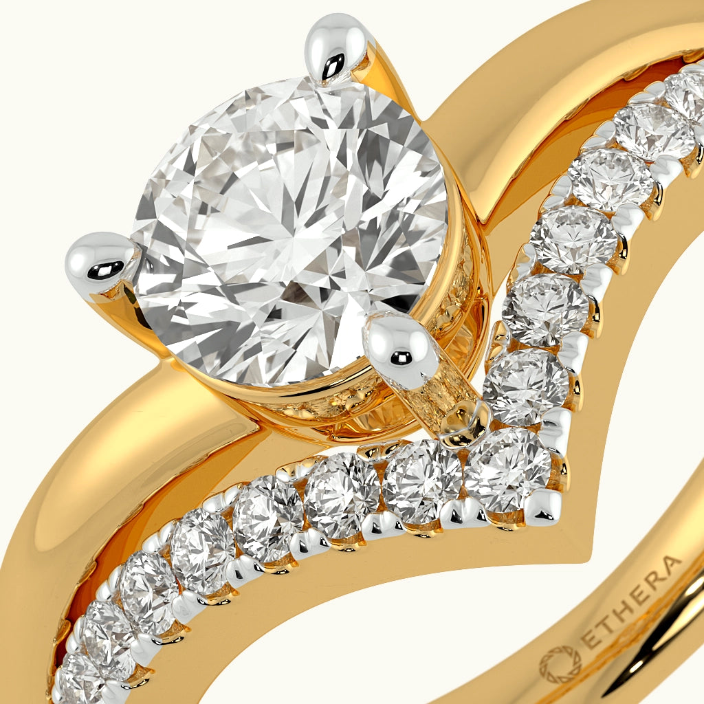 The Love Code Solitaire Ring Image 3