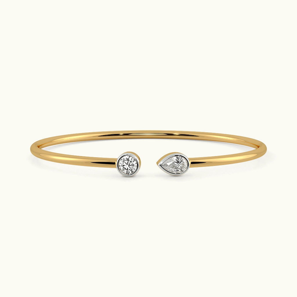 Free Spirit Open Top Oval Bangle Image 1