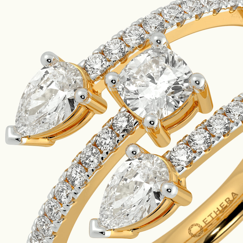 Lovers Path Open Top Ring Image 3