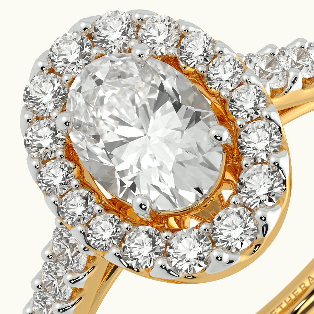 Divine Devotion Solitaire Ring Image 3