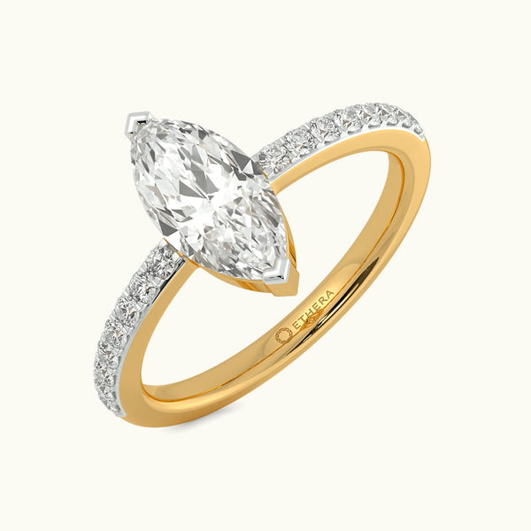 Marquise Vibe Solitaire Ring Image 1