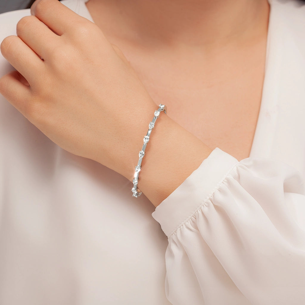 Luxe Scatter Oval Bangle Image 5