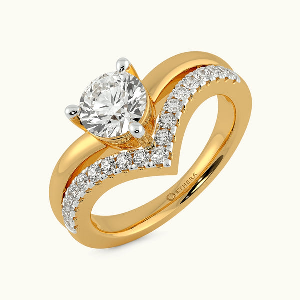 The Love Code Solitaire Ring Image 1