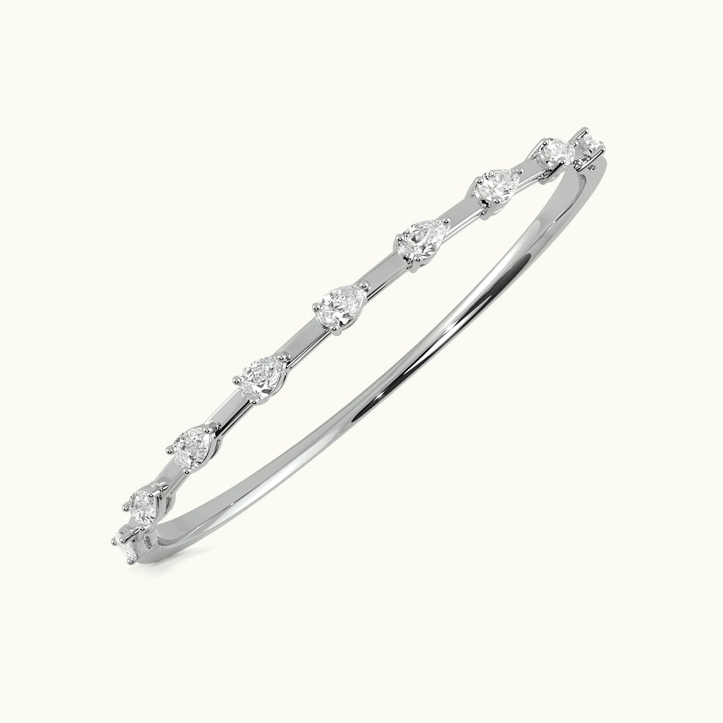 Luxe Scatter Oval Bangle Image 4