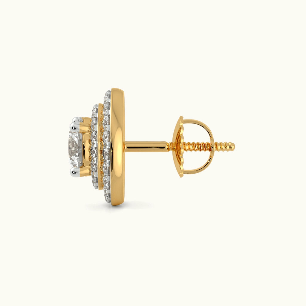 Crown Of Dual Radiance Stud Earrings Image 4