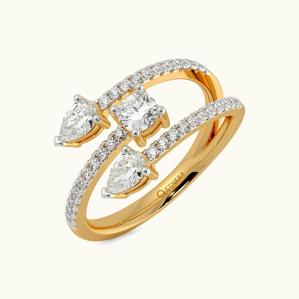 Lovers Path Open Top Ring Image 1