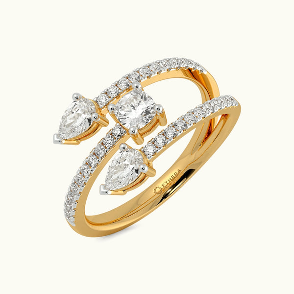 Lovers Path Open Top Ring Image 1