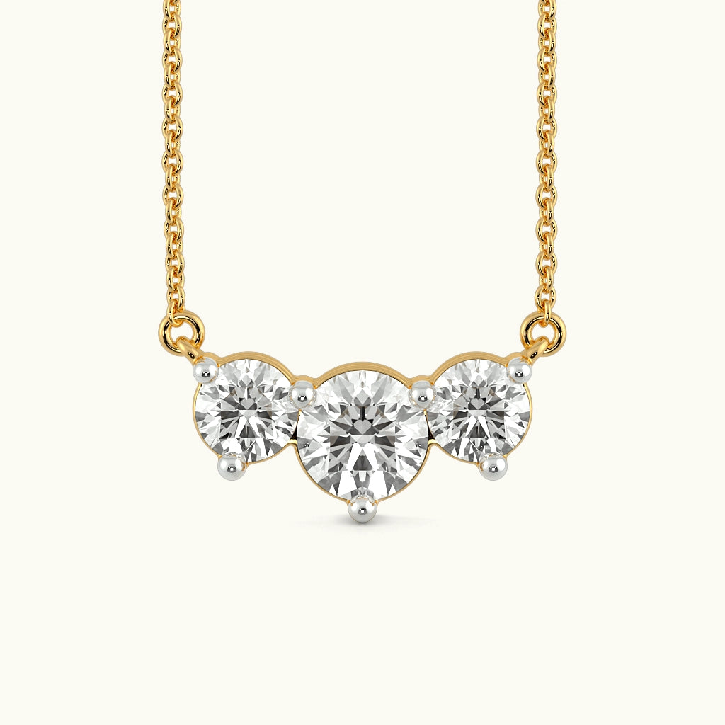 Threefold Sparkle Necklet Image 3