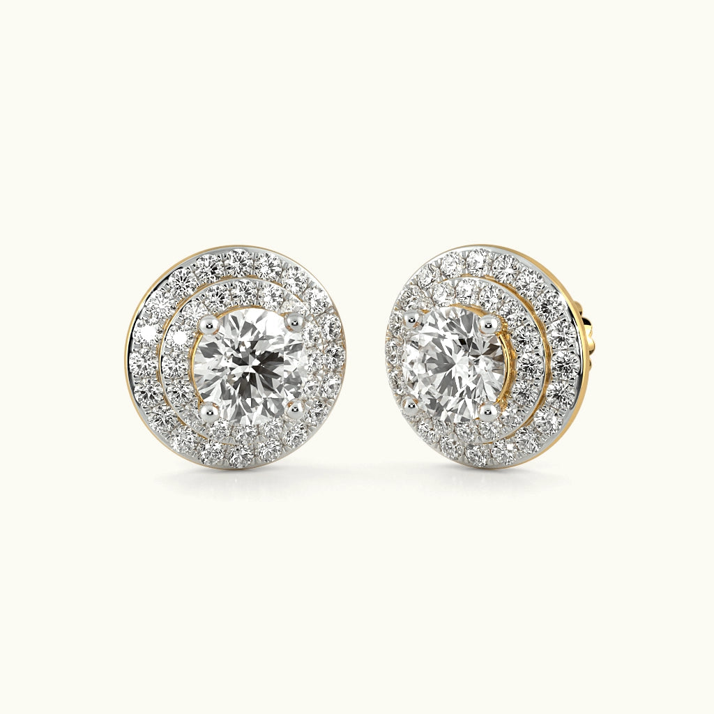 Crown Of Dual Radiance Stud Earrings Image 1