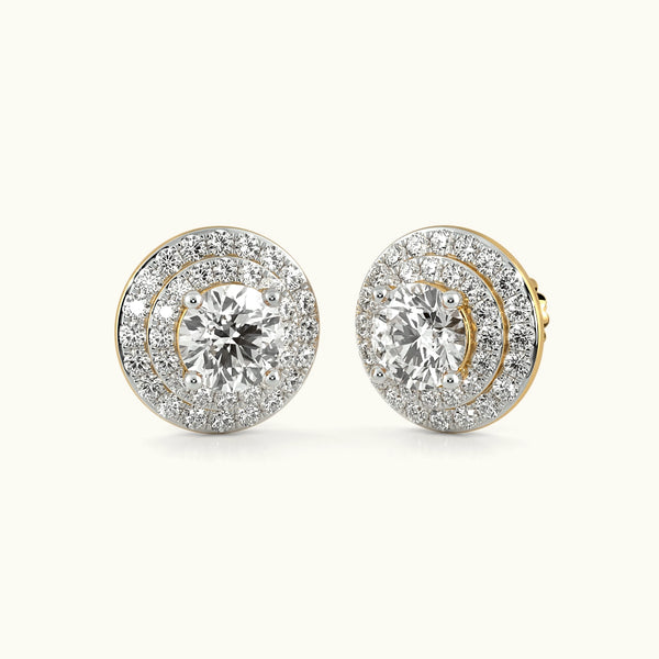 Crown Of Dual Radiance Stud Earrings Image 1