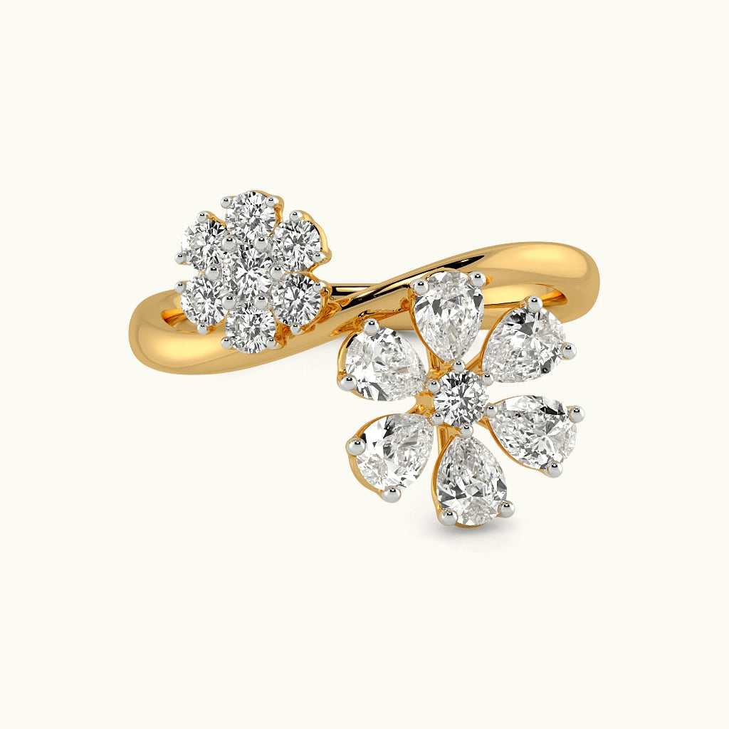 Lush Petals Floral Ring Image 4