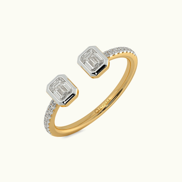 The Innovator Open Top Toi et Moi Ring